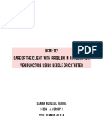 Cecilia Venipuncture Using Needle Catheter