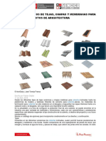 D6M Separata - Materiales Techos y Coberturas