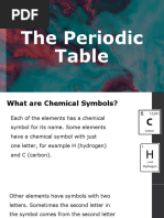 Chemistry Notes 2 - The Periodic Table