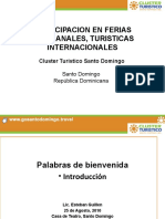 Presentación en Ferias Artesanales y Turisticas Internacionales