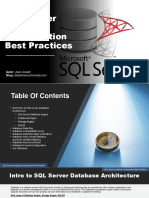 SQL Server Database Configuration Best Practices