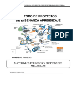 Metodo de Proyecto Analisis de Materiales Ferrosos Senati 2019