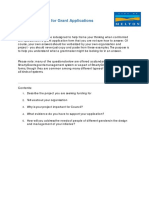 Sample Answers For Grant Applications: INTRODUCTION: This Page Is Designed To Help Frame Your Thinking When Confronted