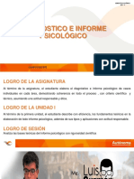 Diagnóstico e Informe Psicológico