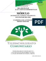 Actividades 1er Semestre Telebachillearto Comunitario