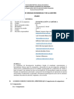 Sílabo Investigacion Académica