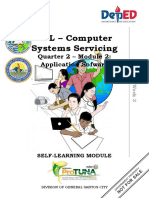 TVL - Computer Systems Servicing: Quarter 2 - Module 2: Application Sofware