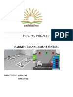 Python Project: Parking Management System