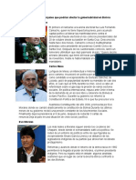 Tres Actores Principales Que Podrían Afectar La Gobernabilidad en Bolivia