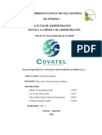 Monografia Del Plan Estratégico de La "Covatel Telecomunicaciones S.a.c."