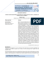 United Nations Framework Convention On Climate Change (Unfccc) and Role of United States of America