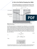 Permeability Test in The Field by Pumping From Wells: Water Table Before Pumping