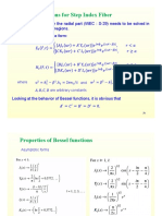 Wave Equations For Step Index Fiber