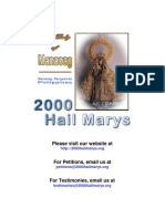 Our Lady of Manaoag - 2000 Hail Marys