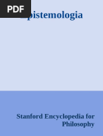 Epistemologia - Stanford Encyclopedia For Philo