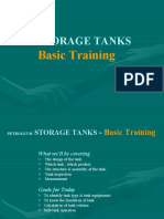 Storage Tank Basic Training