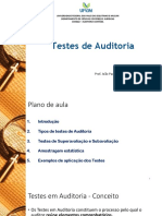 Aula 9 - Testes de Auditoria