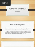 Principios y Valores de La Dsi