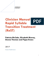 Rest Clinician Manual