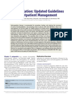 Anticoagulation Updated Guidelines For Outpatient Management