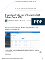 2 Ways To Get Total Sum of Interactive Grid Column Oracle APEX - Ontoor Blogs