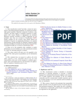 Nonmetallic Gasket Materials: Standard Classification System For