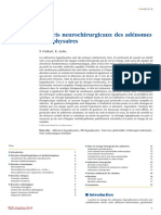 Aspects Neurochirurgicaux Des Adénomes Hypophysaires