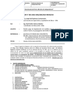 INFORME #01 Remito Informe de Pago para La Implemntantacion Del Pla Covid - 19