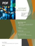 Account Receivable: Gloria Concordia N. Reyes Judy S. Reyes Cresia Reyes Mha Pcu Paramount Saturday Group