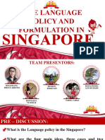 4.2. Language Policy & Formulation in Singapore