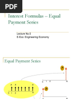 Lecture5-Equal Payment Series