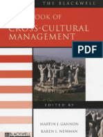 The Blackwell Handbook of Cross-Cultural Management 0631214305