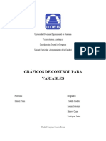 Grafico de Control Por Variable. Trabajo Aseguramiento