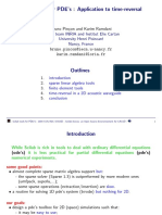 Scilab Tools For PDE's: Application To Time-Reversal: Outlines