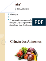 Analise de Alimentos