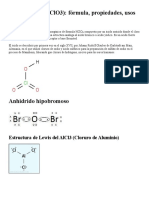 Estructura Lewis Ácido Clórico