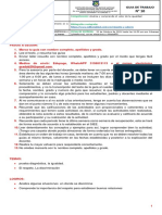 Tema 1 Prueba Diagnostica y La Igualdad