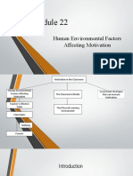 MODULE 22 Human Environment Factors Affecting Motivation