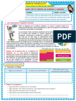 DIA 3 Dialogamos Sobre Los Alimentos Que Producimos y Consumimos