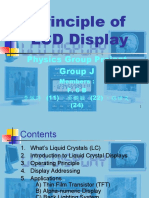 Principle of LCD Display: Physics Group Project Group J