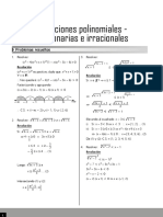 Álgebra - Inecuaciones Polinomiales, Fraccionarias e Irracionales