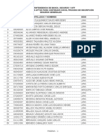 Listado Solo Aptos Generales 2018