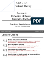 Lecture 4 - Deflection of Beams - Geometric Methods