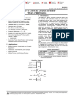 MAX3221 3-V To 5.5-V RS-232 Line Driver and Receiver With 15-kV ESD Protection