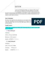 COST ESTIMATION (Engineering Drawing)