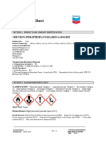 Safety Data Sheet: Chevron (Philippines) Unleaded Gasoline