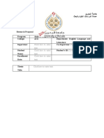 Research Proposal Template