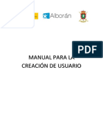 ALBORAN - Manual Creación de Usuario e Introducción de Notas