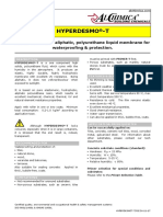 Hyperdesmo - T: Transparent, Fully Aliphatic, Polyurethane Liquid Membrane For Waterproofing & Protection