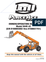 Lull Telehandler 944-E42